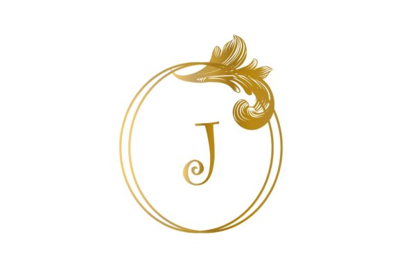 Elegant Monogram Floral Wedding Design for Modern Brands