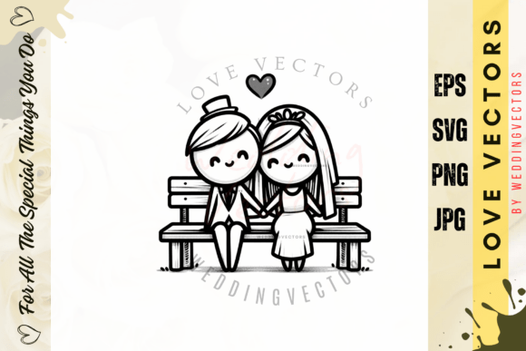 Love in Every Line: The C682 Wedding Vector Collection